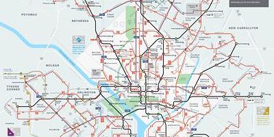 Dc метро автобуска карта