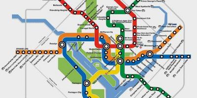 Dc метро мапата во излет