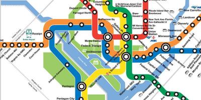 Нови dc метро мапа