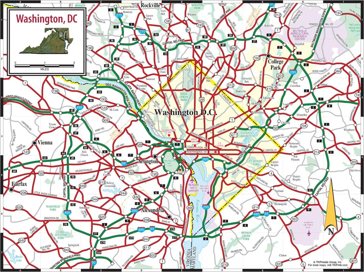 вашингтон метрото мапата улица шалче