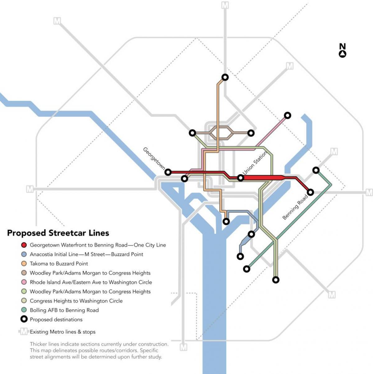 вашингтон streetcar мапа