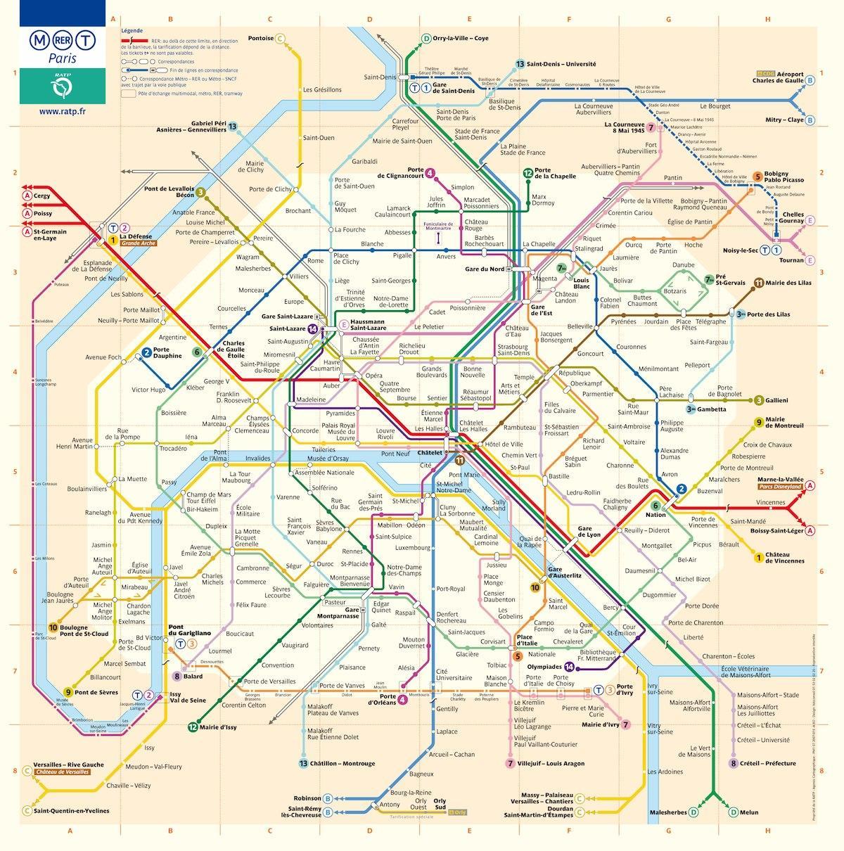 вашингтон метро мапата со улиците