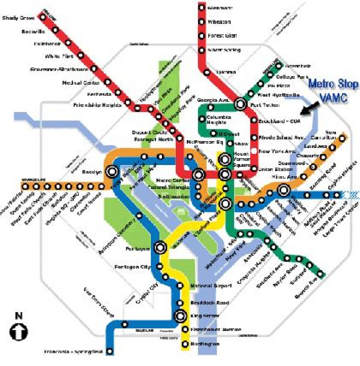 д-р метро мапа