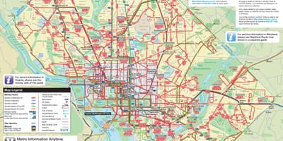 Вашингтон автобуска карта