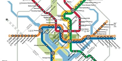 Dca метро мапа