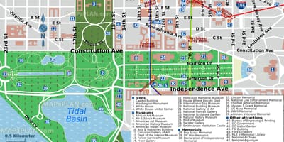 Карта на вашингтон трговски центар