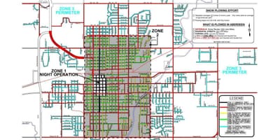 Карта на зона 3 паркинг dc