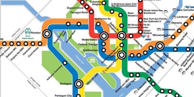 Нови dc метро мапа