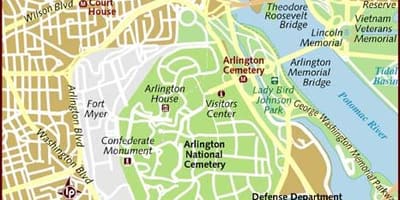 Карта на arlington вашингтон