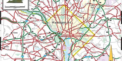 Вашингтон метрото мапата улица шалче