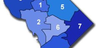 Вашингтон паркинг зона мапа