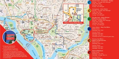 Washington dc circulator мапа