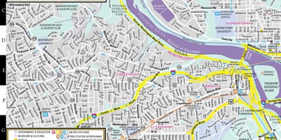 Карта на streetwise вашингтон