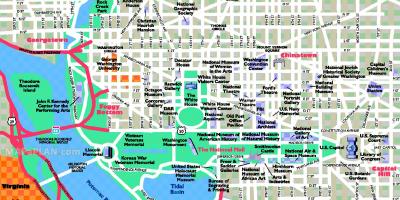 Вашингтон туристички атракции на мапата