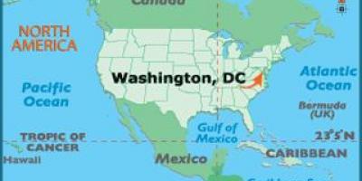 Вашингтон на мапата на светот