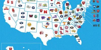 Карта на колеџи во вашингтон